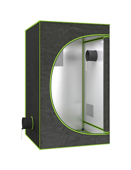 Outsunny Grow Tent 120 x 120 x 200 cm, Reflective Mylar Hydroponic Growing Tent with 600D Oxford Fabric, Observation Window, Ven - pic 182255 | FastDaddyshop