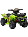 HOMCOM 18m+ Kids 6V Ride-on Four Wheeler ATV Car with Real Working Headlights, Green