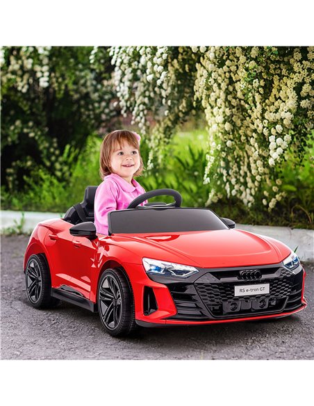 HOMCOM 3+ Kids Electric Audi Licensed Ride-On with Remote Control, Suspension System, Lights, Music, Red - pic 18324 | FastDaddyshop