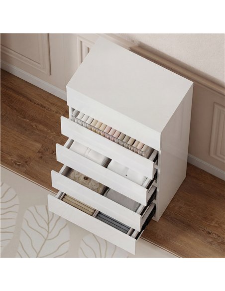 HOMCOM Chest of Drawers, 5-Drawer Storage Cabinets, Modern Dresser, Storage Drawer Unit for Bedroom - pic 183288 | FastDaddyshop