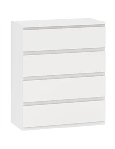HOMCOM Chest of Four Drawers - White