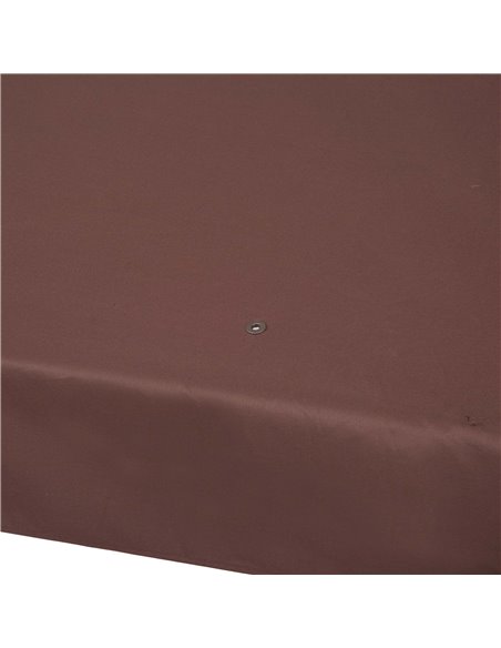 Outsunny 3x4m Gazebo Replacement Roof Canopy 2 Tier Top UV Cover Garden Patio Outdoor Sun Awning Shelters Brown (TOP ONLY) - pic 18340 | FastDaddyshop