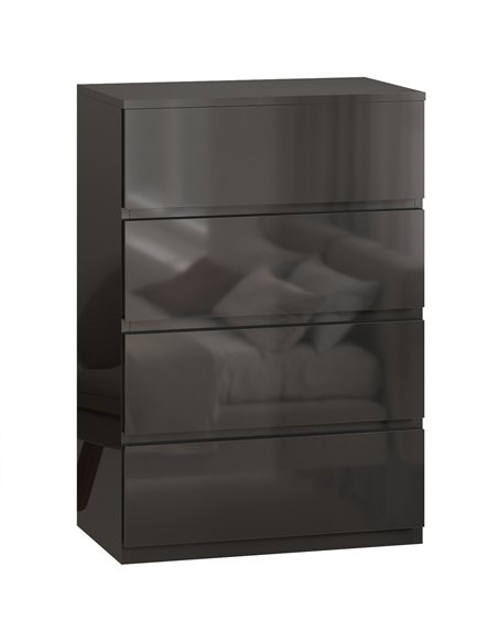 HOMCOM Chest of Drawers, 4-Drawer Storage Cabinets, Modern Dresser, Storage Drawer Unit for Bedroom - pic 183425 | FastDaddyshop