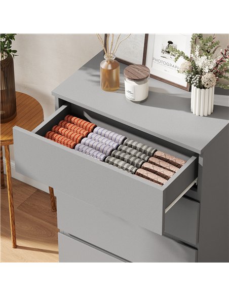 HOMCOM Chest of Drawers, 4-Drawer Storage Cabinets, Modern Dresser, Storage Drawer Unit for Bedroom - pic 183460 | FastDaddyshop