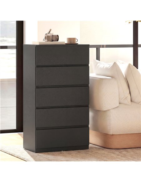 HOMCOM Chest of Drawers, 5-Drawer Storage Cabinets, Modern Dresser, Storage Drawer Unit for Bedroom - pic 183468 | FastDaddyshop