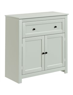 HOMCOM Sideboard Storage Cabinet, Modern Kitchen Cupboard with Adjustable Shelf, Drawer and Double Doors, Green