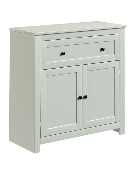 HOMCOM Sideboard Storage Cabinet, Modern Kitchen Cupboard with Adjustable Shelf, Drawer and Double Doors, Green - pic 183677 | FastDaddyshop
