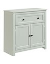 HOMCOM Sideboard Storage Cabinet, Modern Kitchen Cupboard with Adjustable Shelf, Drawer and Double Doors, Green
