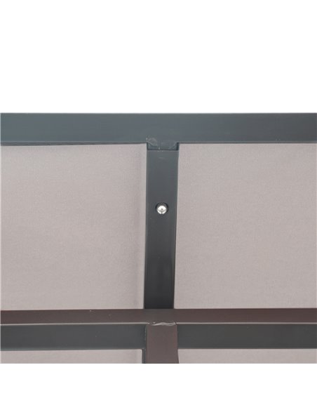 Outsunny Garden Outdoor Patio Metal Wall BBQ Grill Flame Retardant Gazebo - Beige - pic 18384 | FastDaddyshop