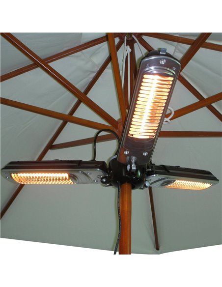 Outsunny Electric Umbrella Parasol Mounted Infrared Heater 2000W Patio Gazebo Outdoor Use - pic 18393 | FastDaddyshop