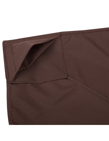 Outsunny 3 x 3(m) Gazebo Canopy Roof Top Replacement Cover Spare Part Coffee (TOP ONLY)