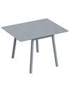 HOMCOM Solid Wood Folding Dining Table, Drop Leaf Table for 2-4 People,  Rectangle Kitchen Table