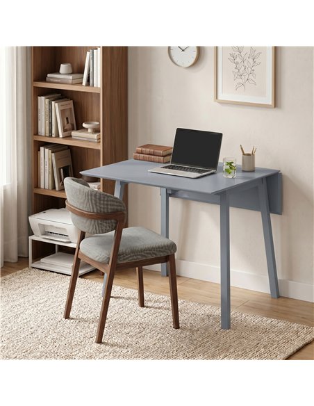 HOMCOM Solid Wood Folding Dining Table, Drop Leaf Table for 2-4 People,  Rectangle Kitchen Table - pic 184205 | FastDaddyshop
