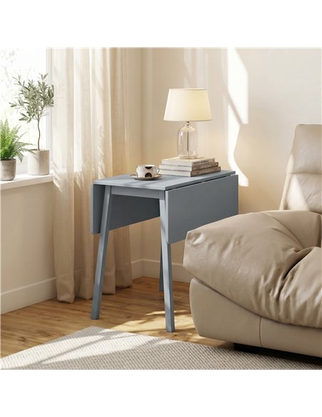 HOMCOM Solid Wood Folding Dining Table, Drop Leaf Table for 2-4 People,  Rectangle Kitchen Table - pic 184206 | FastDaddyshop