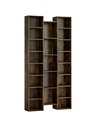 HOMCOM 21-Compartment Bookshelf - Brown