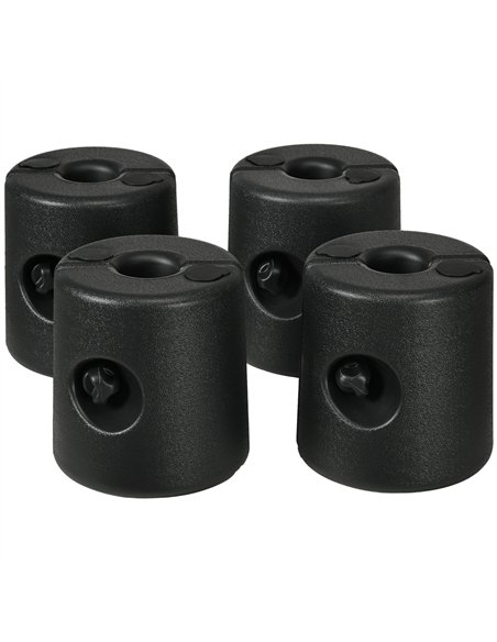 Outsunny HDPE Tent Weights Set of 4, Canopy Weights, Fill with Water or Sand, 48KG - pic 185432 | FastDaddyshop