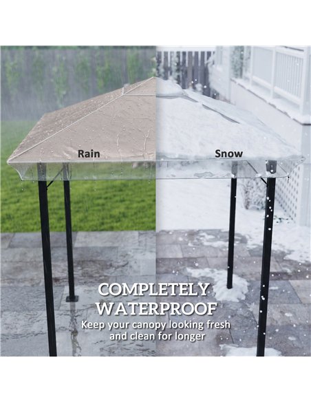 Outsunny 2 x 2 (m) Gazebo Protective Cover, Waterproof Cover for Gazebo, Canopy and Tent - pic 185696 | FastDaddyshop
