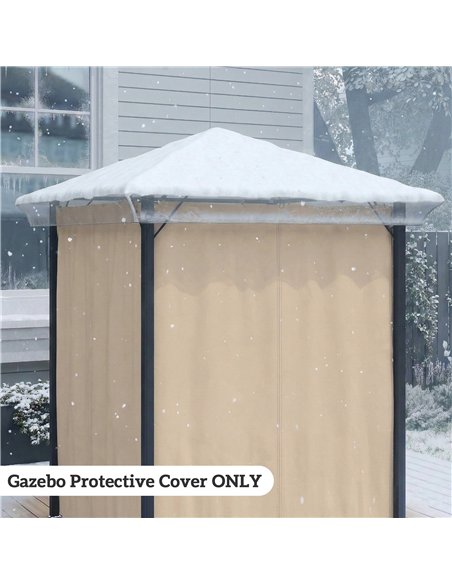 Outsunny 2 x 2 (m) Gazebo Protective Cover, Waterproof Cover for Gazebo, Canopy and Tent - pic 185699 | FastDaddyshop