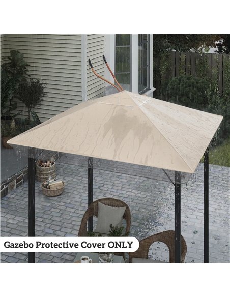 Outsunny 2 x 2 (m) Gazebo Protective Cover, Waterproof Cover for Gazebo, Canopy and Tent - pic 185701 | FastDaddyshop