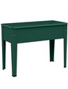 Outsunny Raised Planter, Metal Raised Garden Bed on Legs with Drainage Hole and Foot Covers, Green