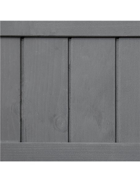 Outsunny Fir Wood Raised Rectangular 8 Compartment Plant Stand Dark Grey - pic 187014 | FastDaddyshop
