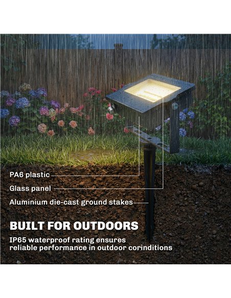 Outsunny 32W LED Floodlights, Linkable 4-Pack Landscape Lighting with Remote Control, RGB Colour Changing, UK Plug, Black - pic 187194 | FastDaddyshop