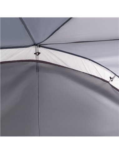 Outsunny Dome Tent for 6-8 Person, Camping Tent with 4 Zipped Mesh Doors, Removable Oxford Cloth, Lamp Hook, Portable Carry Bag,