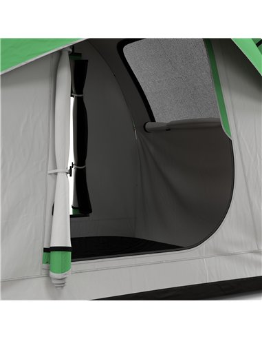 Outsunny SUV Car Tent for Camping, Waterproof PU2000mm, 5 Man Tailgate Tent, 2.4 x 2.1 m, Grey and  Green