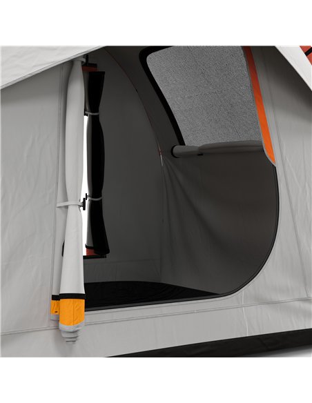 Outsunny SUV Car Tent for Camping, Waterproof PU2000mm, 5 Man Tailgate Tent, 2.4 x 2.1 m, Grey and Orange - pic 187274 | FastDaddyshop