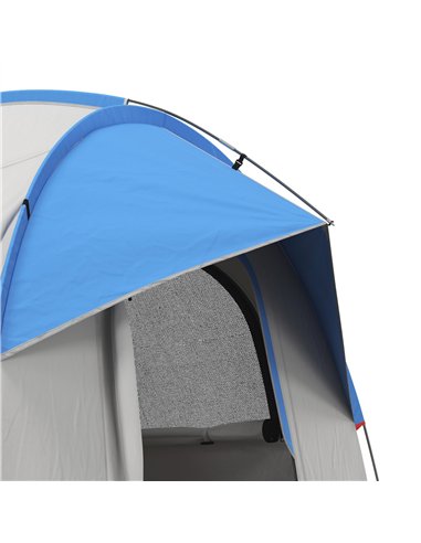 Outsunny SUV Car Tent for Camping, Waterproof PU2000mm, 5 Man Tailgate Tent, 2.4 x 2.1 m, Grey and Blue