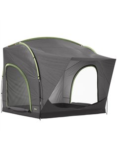 Outsunny Car Tent with 2.35m Stand-Up Height, 3000mm Waterproof Tailgate Tent with Mesh Windows for Family Camping Travelling