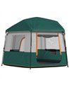Outsunny Cabin Tent Easy Setup 3000mm Waterproof Camping Tent 4 Person with Carrying Bag Green