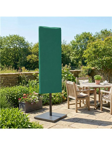 Outsunny Garden Parasol Cover, Outdoor Patio Umbrella Protector Weatherproof Garden Patio for 2-4.6m Parasol, Dark Green - pic 188150 | FastDaddyshop