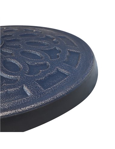 Outsunny 12kg Garden Parasol Base, Round Resin Sun Umbrella Base, Outdoor Umbrella Stand for 38mm or 48mm Outdoor Umbrella Poles