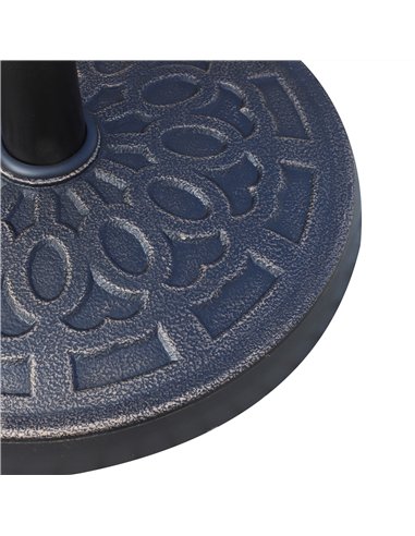 Outsunny 12kg Garden Parasol Base, Round Resin Sun Umbrella Base, Outdoor Umbrella Stand for 38mm or 48mm Outdoor Umbrella Poles