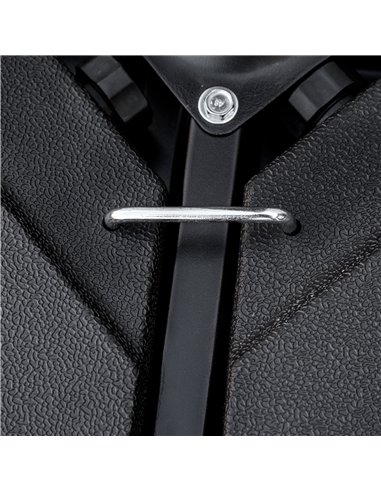 Outsunny Four-Piece Plastic Cantilever Parasol Base - Black
