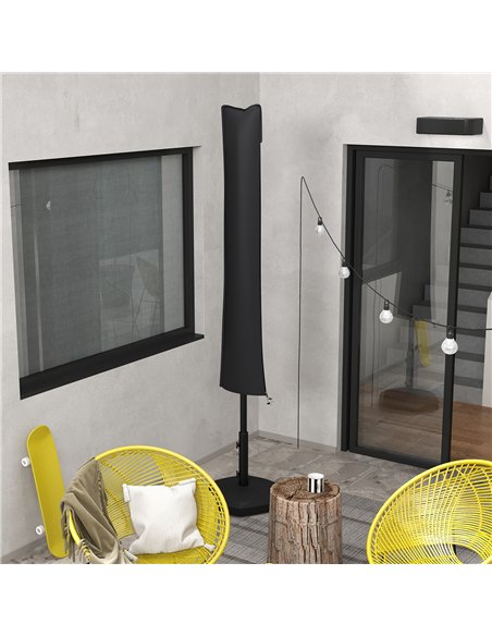Outsunny Parasol Cover, Cantilever Umbrella Cover for 2-3.5 m Parasols, 420D Oxford Fabric Banana Umbrella Protector with Zipper - pic 188393 | FastDaddyshop
