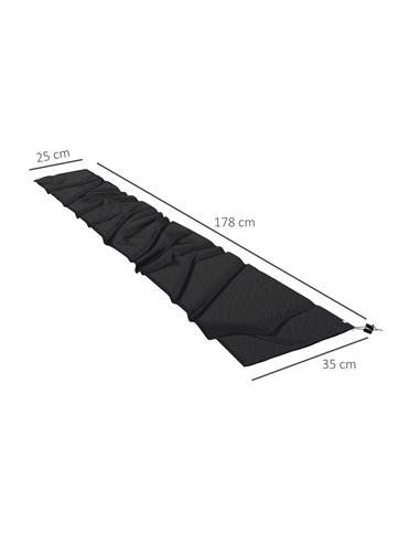 Outsunny Parasol Cover, Cantilever Umbrella Cover for 2-3.5 m Parasols, 420D Oxford Fabric Banana Umbrella Protector with Zipper