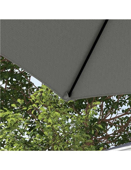 Outsunny 2.5m Rotating Cantilever Parasol - Light Grey - pic 188417 | FastDaddyshop