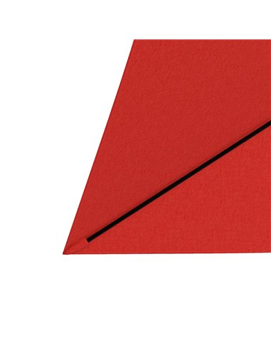 Outsunny 2 x 3 m Rectangular Parasol Umbrella - Red