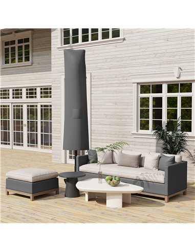 Outsunny Parasol Umbrella Cover - Grey