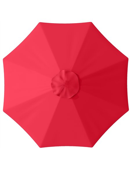 Outsunny 3 m Replacement Parasol Canopy with Top Vent, UPF 50+ Garden Parasol Replacement Canopy, 8 Rib Parasol Cover Replacemen - pic 188842 | FastDaddyshop