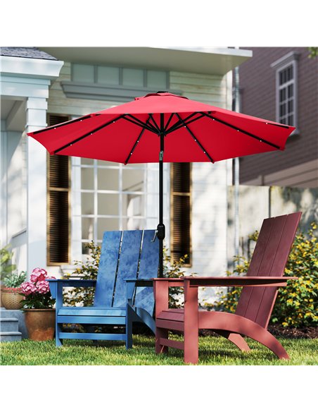 Outsunny 3 m Replacement Parasol Canopy with Top Vent, UPF 50+ Garden Parasol Replacement Canopy, 8 Rib Parasol Cover Replacemen - pic 188850 | FastDaddyshop