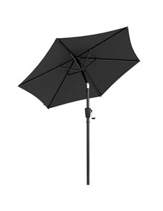 Outsunny 2m Garden Parasol Umbrella, Outdoor Table Parasol Umbrella with Crank Handle, Tilt Function, UV30+ Protection