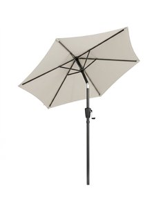 Outsunny 2m Garden Parasol Umbrella, Outdoor Table Parasol Umbrella with Crank Handle, Tilt Function, UV30+ Protection