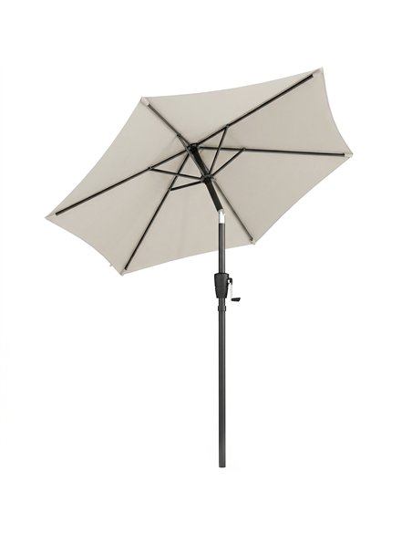 Outsunny 2m Garden Parasol Umbrella, Outdoor Table Parasol Umbrella with Crank Handle, Tilt Function, UV30+ Protection - pic 189355 | FastDaddyshop