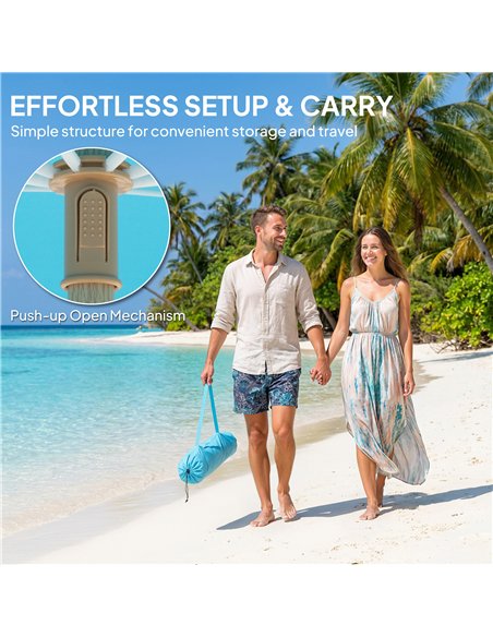 Outsunny 1.7 m Beach Umbrella with Sand Anchor, 30° Tilting Fringed Beach Garden Parasol with Adjustable Height, Grey - pic 189380 | FastDaddyshop