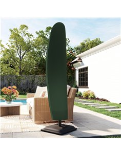 Outsunny Parasol Cover, 300D Oxford Cantilever Umbrella Cover Fit for 2-4m Parasol, Green 2