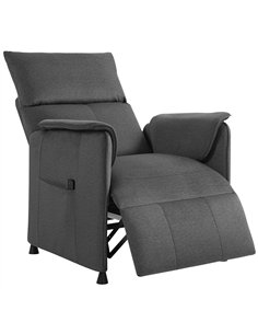 HOMCOM Power Recliner Chair, Reclining Chair with Remote, Pocket Springs, Silent Motor and Side Pockets, Black