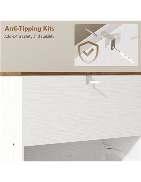 HOMCOM Shoe Cabinet with 2 Flip Drawers, Narrow Shoe Storage Cabinet, White - pic 190982 | FastDaddyshop